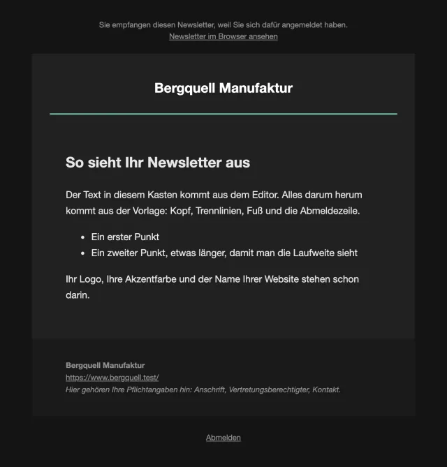 Vorlage Dunkel