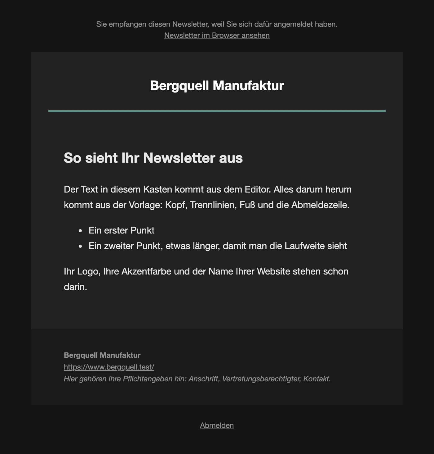 Vorlage Dunkel